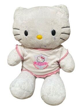 Build-A-Bear Hello Kitty Plush - White with Pink and Yellow Accents